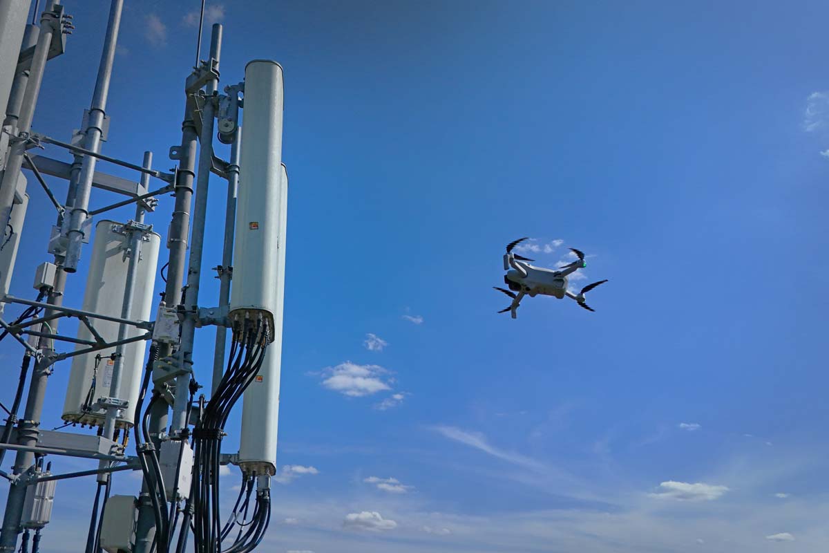 Close range drone inspection of infrastructure assets
