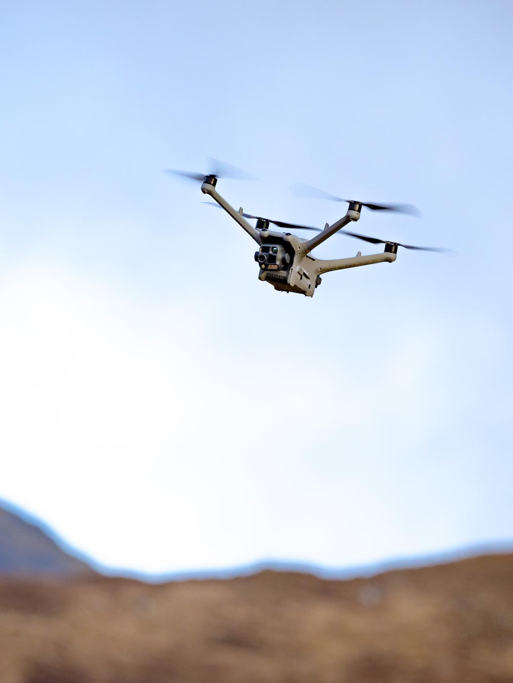 Drone deer counting survey in the Scottish Highlands